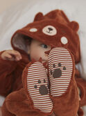 Schokoladenfarbener Teddybär-Samt-Overyjama GEKLEMENT / 23H5BG21SPY815