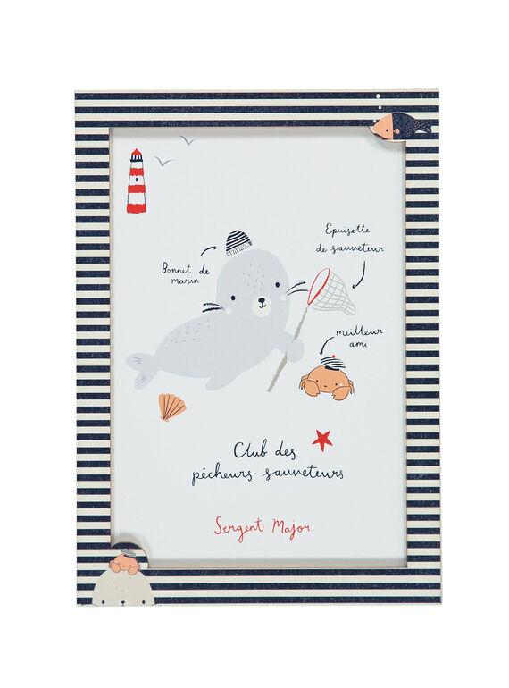 Weißes Poster „Seemann“ ROPHOQAFF / 19EZLAX3AFF001