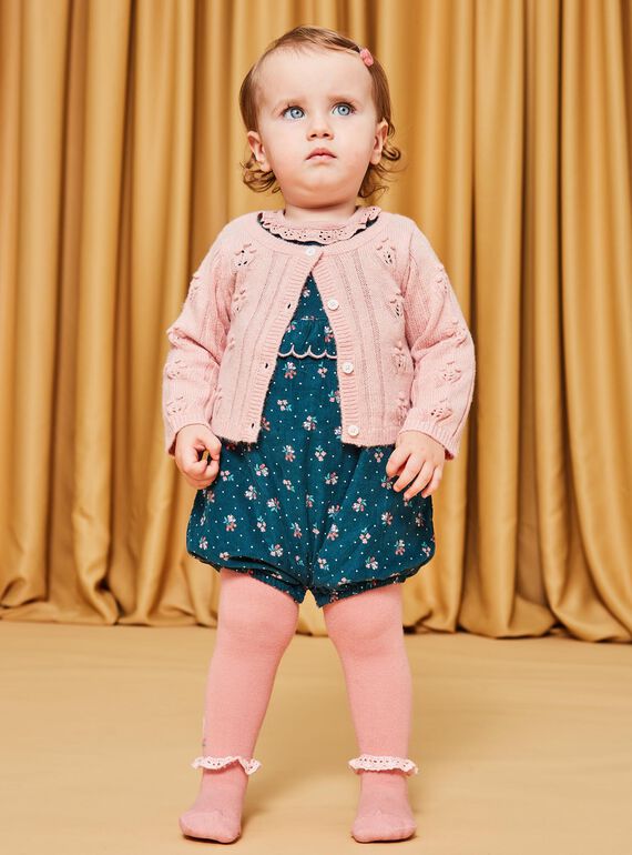 Langärmelige Strickjacke mit Lochmuster DATAMY / 22H1BFZ1CAR301