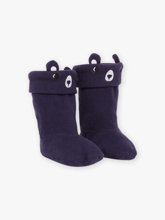 Fleece-Socken mit Bärenkopf DIBOLAGE / 22F10PG22D0C070