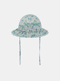 Elfenbeinfarbenes Blumenmuster-Hutmotiv KAULLA / 24E4BFR1CHA005