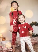 Weihnachtspyjama-Set aus rotem Samt GRUPAYETTE / 23H5PFG2PYJ050