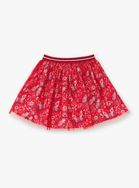 Roter Rock Kind Mädchen ZOJUPETTE / 21E2PFB1JUP050