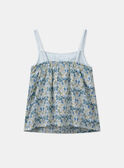 Grünes Tanktop mit Blumenspitze KLIPIPETTE / 24E2PFR3DEB005