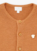 Strickjacke in Haselnussbraun LONARD / 24H0CM11CAR821