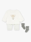Hellgraues Oberteil, Pyjamaunterteil und Socken GODSON / 23H0CGL2ENSJ920