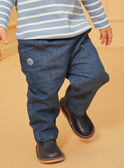 Blaue Denim-Hose mit Ausschnitten LADORIAN / 24H1BGJ1JEAP274