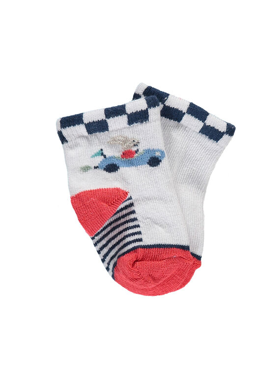 Weiße Socken RAPIEL / 19E4BGH1SOQ000