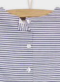 Marineblaues Kleid RYCACETTE / 19E2PFT2ROB070