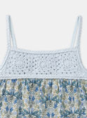 Grünes Tanktop mit Blumenspitze KLIPIPETTE / 24E2PFR3DEB005