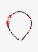 Mädchen-Stirnband mit Blumendruck und Herz-Details BOPIPLETTE / 21H4PFS3TET070