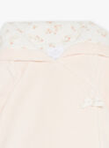 Zartrosa Samt-Kapuzenpulli GONINE / 23H0CFB1VES301