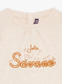 Beigefarbenes langärmeliges T-Shirt GAMANU / 23H1BFI1TEEA011