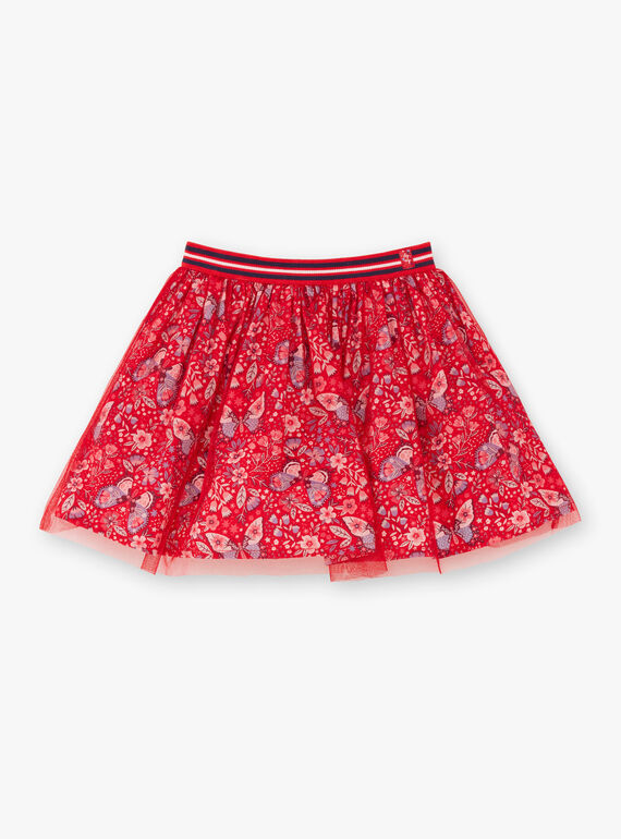 Roter Rock Kind Mädchen ZOJUPETTE / 21E2PFB1JUP050