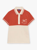 Zweifarbiges Polo-Shirt mit kurzen Ärmeln FLIPOLAGE / 23E3PGP1POLE406