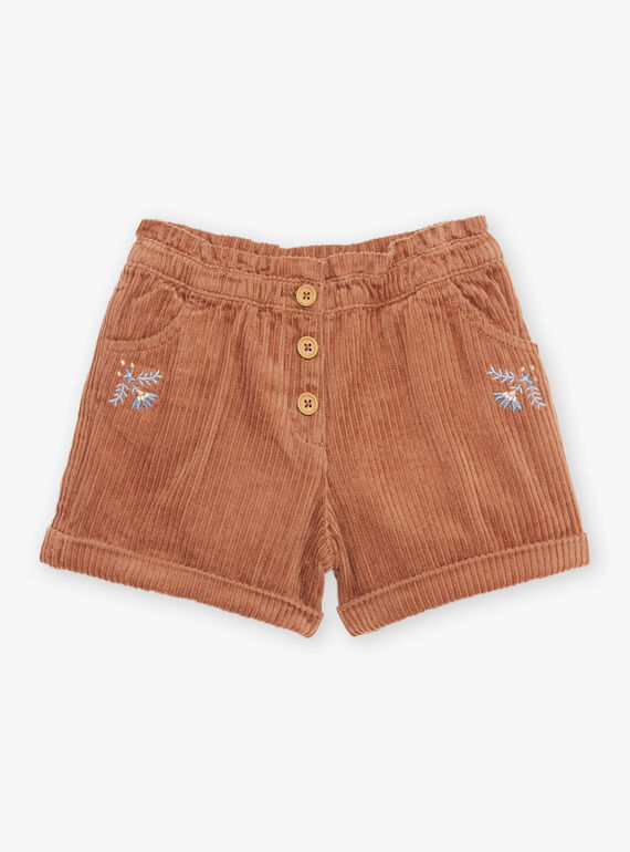 Braune Shorts aus Samt DIASHOETTE / 22H2PFY1SHOI802