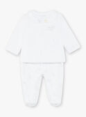 Baby-Weste aus weißem Samt und Hosen-Set gemischt ZOEDEN / 21E0NMG1ENS000