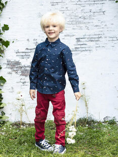 Baby Boy's rote Multi-Pocket-Hose mit Gürtel BADAGE / 21H3PG11PAN050