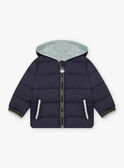 Wassergrüne Wendejacke für Baby Jungen CIENZO / 22E1BGG1DML614
