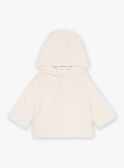 Zartrosa Samt-Kapuzenpulli GONINE / 23H0CFB1VES301