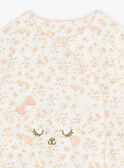 Baby Mädchen rosa Strampler mit Blumendruck CEDANAE / 22E5BF43GRE001