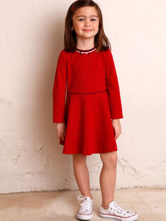 Rotes Kleid Kind Mädchen ZLOMETTE4 / 21E2PFK5ROB719