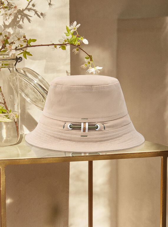 Beige Bob mit Druckknopf KATOINOU / 24E4BGO1CHA801