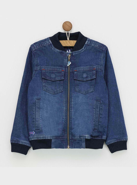 Jeansblauer Blouson REDRAGE / 19E3PGC1BLO704