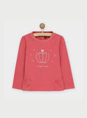 Rosa langärmeliges T-Shirt RABUMETTE / 19E2PF42TML303