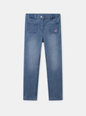 Jeans, hellblau, Mädchen NOSLIMETTE / 25H2PFP1JEAP269