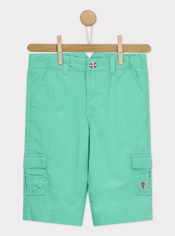 Grüne Bermuda-Shorts RUAFIAGEEX / 19E3PGP6BER611