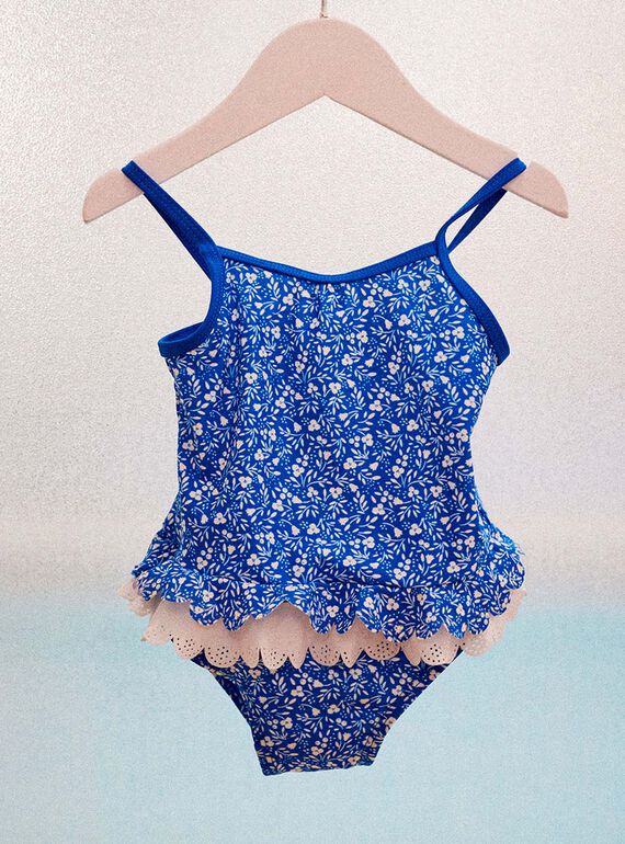 Einteiliger Badeanzug für Baby Mädchen mit Blumendruck CIVAINA / 22E4BFO2MAI208