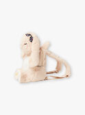 Beige Kaninchen Rucksack BAERIKA / 21H4BF51BESA011