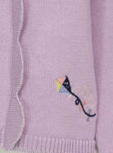 Violette Strickjacke ROLIJAETTE / 19E2PFD1CAR328