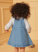 Set aus Body und Chasuble-Kleid in Blau und Ecru LACELIA / 24H1BFJ1ENS001