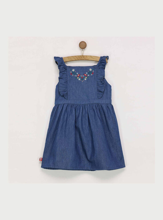 Blaues Trägerkleid RADODETTE / 19E2PF61CHS704