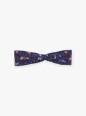 Marineblaues Stirnband mit Blumenmuster FAZOLI / 23E4BFR1BAN070