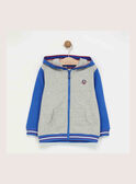 Grau melierte Joggingjacke RAJOTAGE 1 / 19E3PGB1JGH943