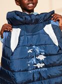 Jacke mit Kapuze in blaugrau FRABLOCAGE / 23E3PG53BLO717