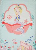 Türkisblaue und rosa Bettwäsche mit Meerjungfrau-Motiv TIPARURSIR2 / 20EZEN71PLR213