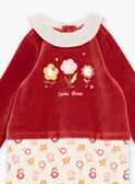 Schlafanzug aus Terrakotta-Samt GEILFINE / 23H5BF11GREE415