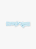 Elastisches Stirnband mit blauem Blumendruck für Baby Mädchen CYROMANEX / 22E4BFW1BANC201
