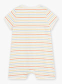 Baby Junge ecru gestreifter Strampler CEILAN / 22E5BG53GRE001