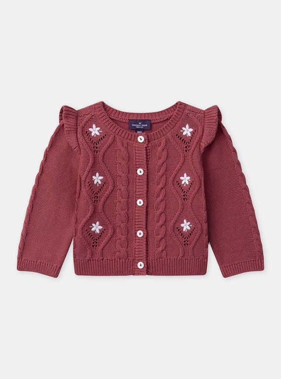 Strawberry rose CARDIGAN NAESTER / 25H1BFL2CAR308