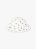 Bob in Ecru mit Blumenprint aus Baumwoll-Gaze LAANNA / 24H4BFI2CHA001