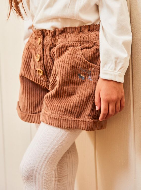 Braune Shorts aus Samt DIASHOETTE / 22H2PFY1SHOI802