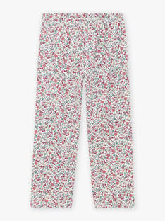 Pyjama-Set für Mädchen aus rosa Samt mit Katzenmotiv BEBICOETTE / 21H5PF71PYJD329