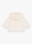 Zartrosa Samt-Kapuzenpulli GONINE / 23H0CFB1VES301