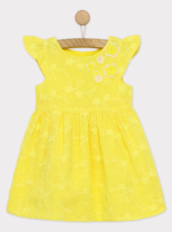 Gelbes Kleid RYEDAETTE / 19E2PFS2ROB106