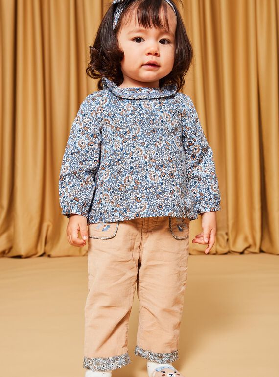 Beige Cordhose DAREGINE / 22H1BFY1PANI820